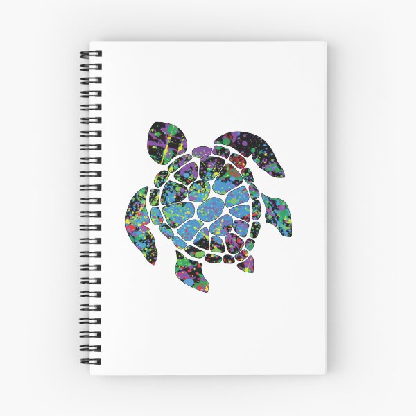 Item preview, NEON PAINT DRIP TROPICAL SEA TURTLE designed and sold by DeliveryGeorge.