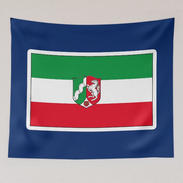 Item preview, NORTH RHINE-WESTPHALIA State Flag Gifts, Masks, Stickers & Products designed and sold by mpodger.