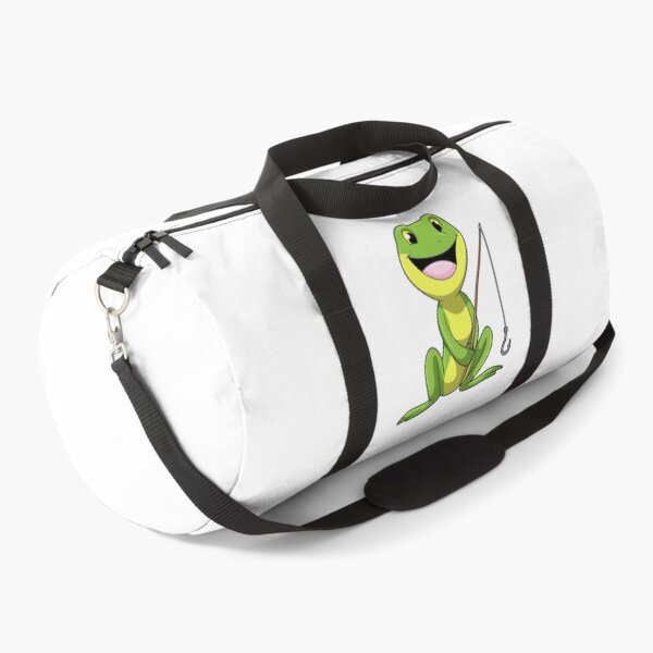 Item preview, Frog at Fishing with Fishing rod designed and sold by Snabdesign84.