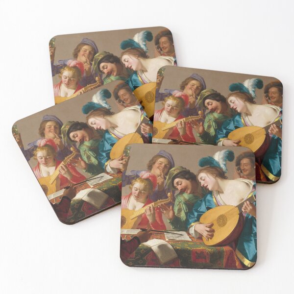Item preview, The Concert | Gerrit van Honthorst | 1623 Renaissance Music Life Art designed and sold by CJET.