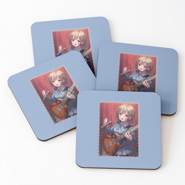 Item preview, YUI Lead Vocals Poster (on Blue/Grey) designed and sold by epinkb.