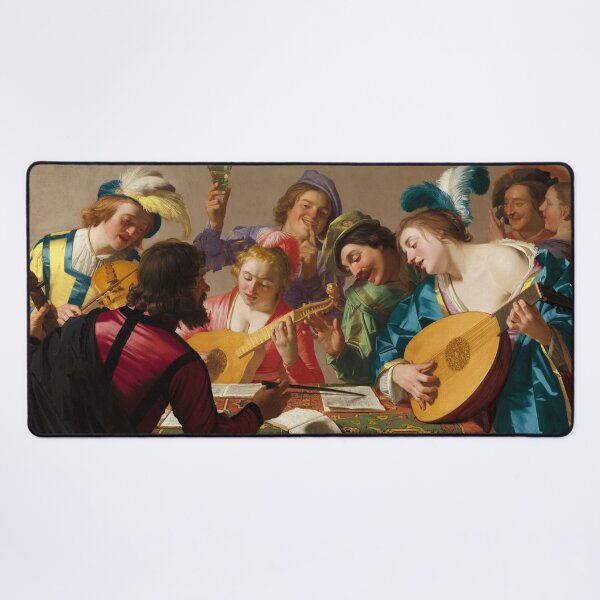 Item preview, The Concert | Gerrit van Honthorst | 1623 Renaissance Music Life Art designed and sold by CJET.