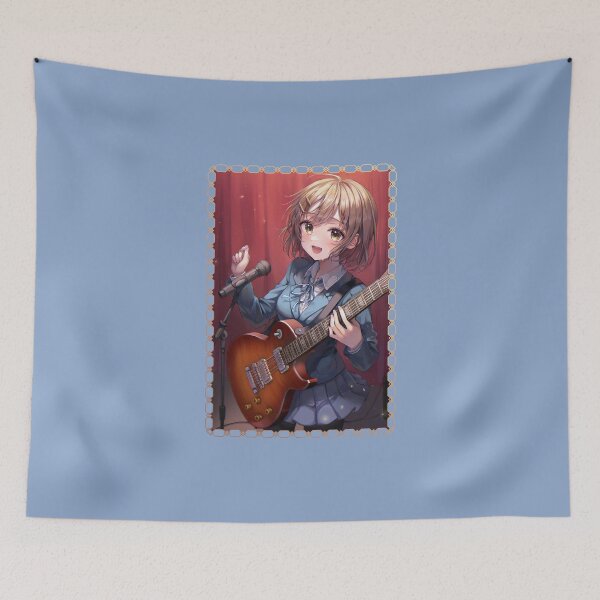 Item preview, YUI Lead Vocals Poster (on Blue/Grey) designed and sold by epinkb.