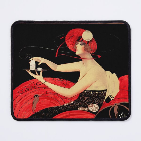 Item preview, French Vintage Cosmetics ad, French Art Nouveau designed and sold by Glimmersmith.
