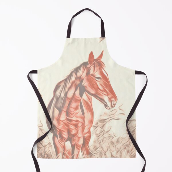 Item preview, Red Mare Standing in Meadow designed and sold by No1Equestrian.