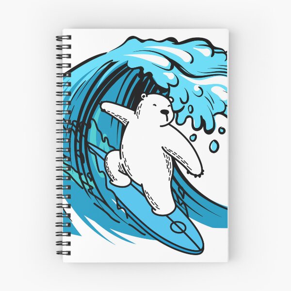 Item preview, Surfing Polar Bear designed and sold by ChelleCreate.