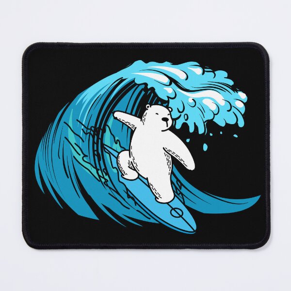 Item preview, Surfing Polar Bear designed and sold by ChelleCreate.
