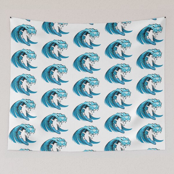 Item preview, Surfing Polar Bear designed and sold by ChelleCreate.