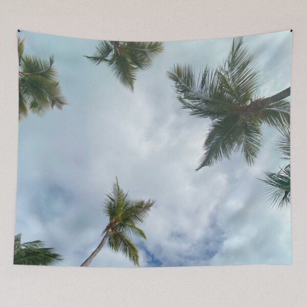 Item preview, Beautiful Green Palm Trees At The Beach During Summer Sunny Holiday designed and sold by Barolina.