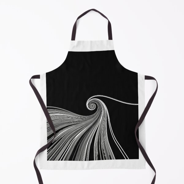 Item preview, White Wave on Black designed and sold by FancyFriendship.
