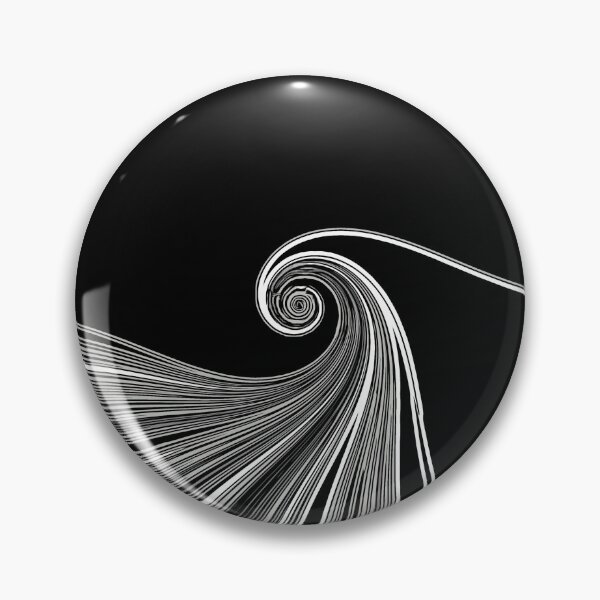 Item preview, White Wave on Black designed and sold by FancyFriendship.