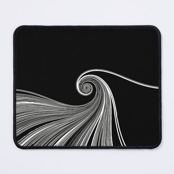 Item preview, White Wave on Black designed and sold by FancyFriendship.