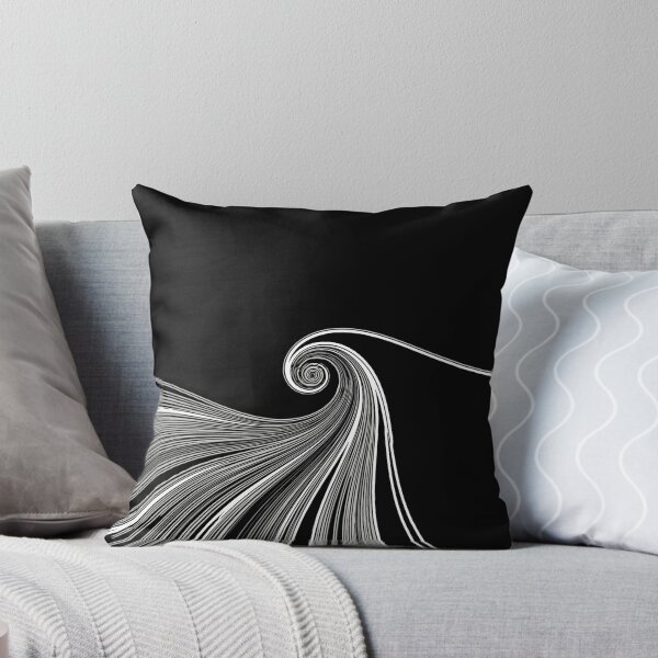 Item preview, White Wave on Black designed and sold by FancyFriendship.