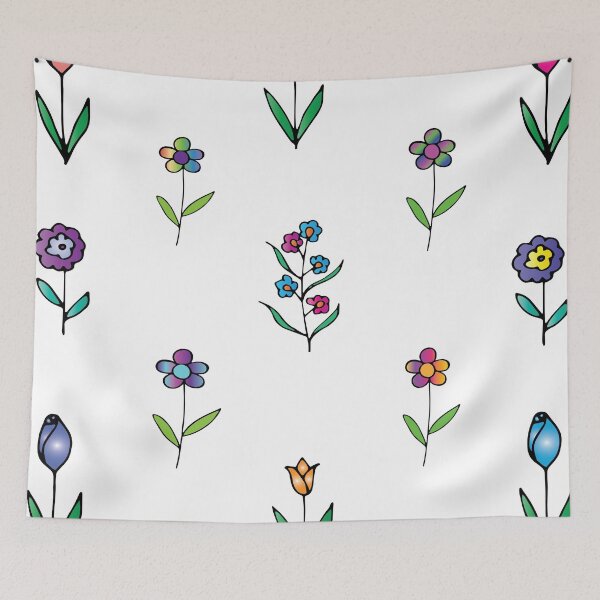 Item preview, Flower Sticker Sheet designed and sold by Lezbo1986.