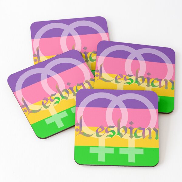 Item preview, Sappho Lesbian Pride Flag Gothic Calligraphy designed and sold by mostlyghostly42.