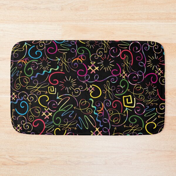 Item preview, Colorful Doodles Pattern designed and sold by Lezbo1986.