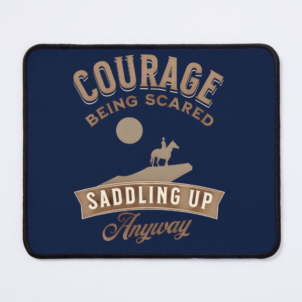 Item preview, Courage Being Scared Saddling Up Anyway designed and sold by No1Equestrian.
