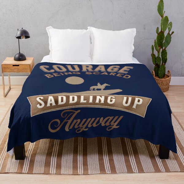 Item preview, Courage Being Scared Saddling Up Anyway designed and sold by No1Equestrian.