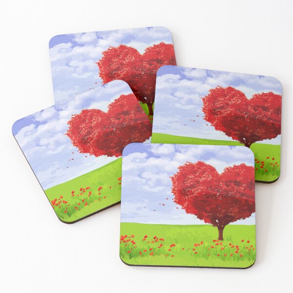 Item preview, Red Heart Tree designed and sold by MyTshirtArt.