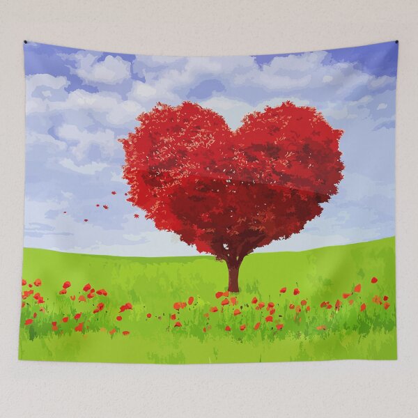 Item preview, Red Heart Tree designed and sold by MyTshirtArt.