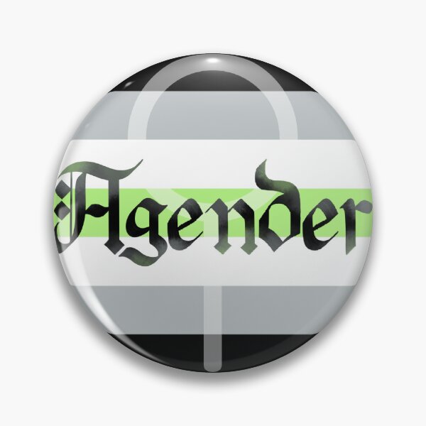 Item preview, Agender Pride Flag Gothic Calligraphy designed and sold by mostlyghostly42.