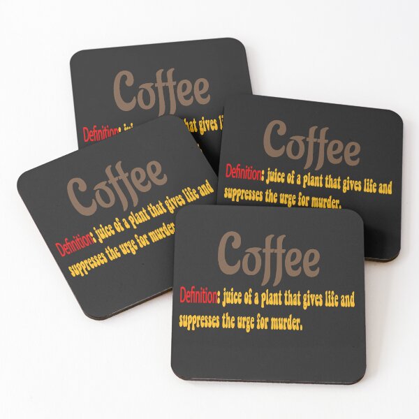 Item preview, Sarcastic Definition Of Coffee, Coffee Quotes designed and sold by Cupsofdreams.