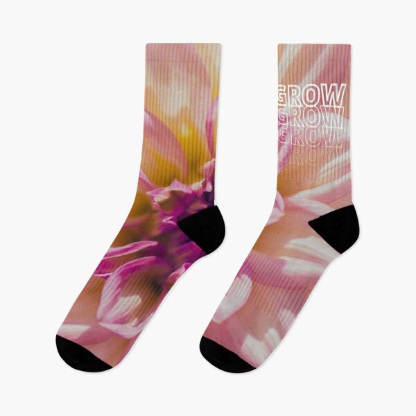Item preview, GROW (above) - Pink Flower Blossom, Floral Background designed and sold by AliceSLee.