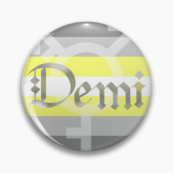 Item preview, Demigender Pride Flag Gothic Calligraphy designed and sold by mostlyghostly42.