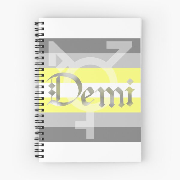 Item preview, Demigender Pride Flag Gothic Calligraphy designed and sold by mostlyghostly42.