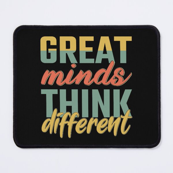 Item preview, Great minds think different - Mind blowing to Think different retro designed and sold by Alice-Elgawi.