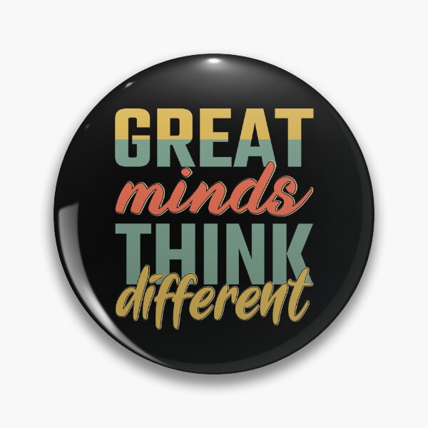 Item preview, Great minds think different - Mind blowing to Think different retro designed and sold by Alice-Elgawi.