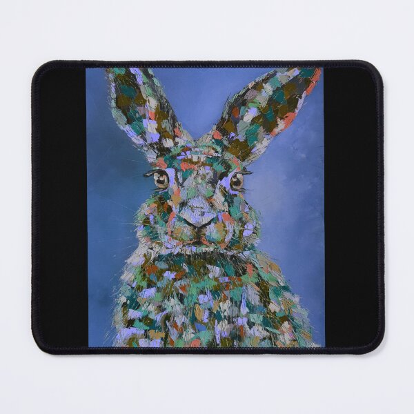 Item preview, Bunny, Pop Art, edited oil painting by Marina Daniluka designed and sold by MariDaniArt.