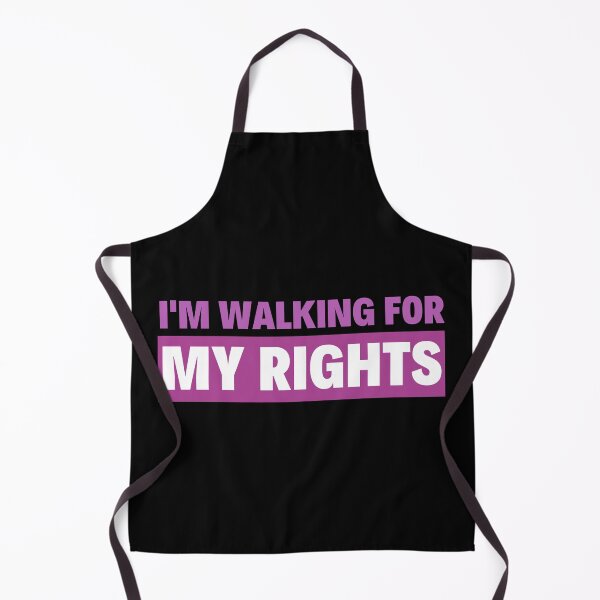 Item preview, I'm Walking for My Rights. Women's Rights designed and sold by Subtle Pride Shop.
