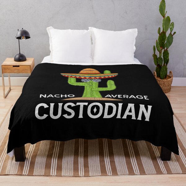 Item preview, Fun Funny custodian Humor Gifts, Funny Cactus illustration distressed Design Meme Saying custodian Dad Husband Christmas Fathers Day Gift designed and sold by xlnv.
