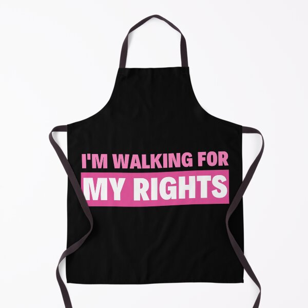 Item preview, I'm Walking for My Rights. Women's Rights designed and sold by Subtle Pride Shop.