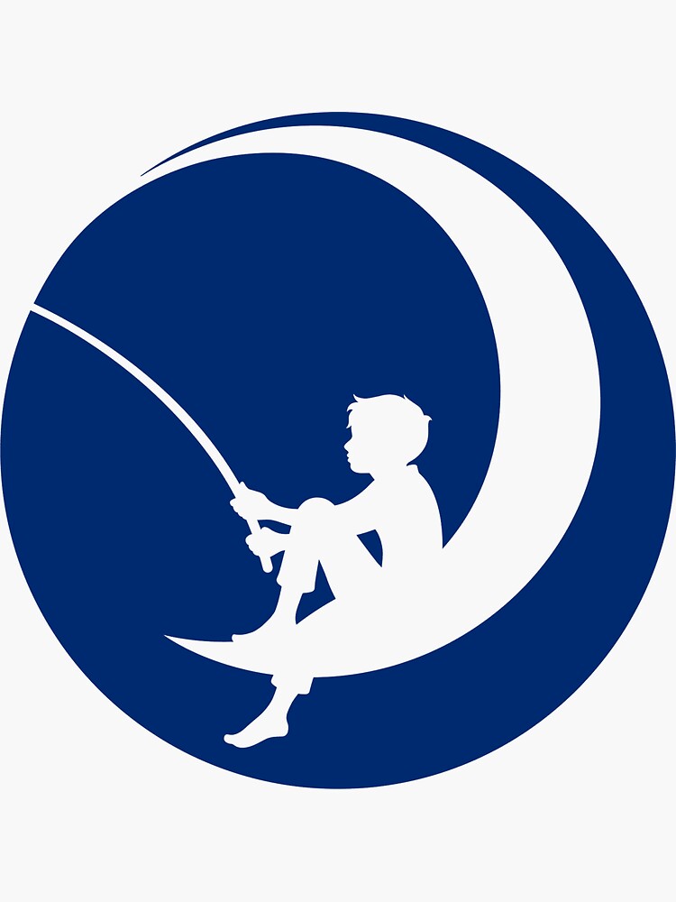 Boy Fishing Rod Logo Sticker by Robin