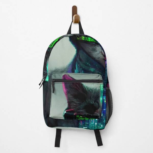 Item preview, Qwerty - The Cyber Cat designed and sold by thelofidragon.