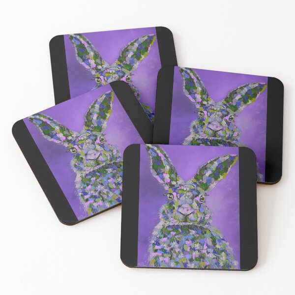 Item preview, Bunny, Pop Art, edited oil painting by Marina Daniluka designed and sold by MariDaniArt.
