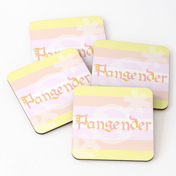 Item preview, Pangender Pride Flag Gothic Calligraphy designed and sold by mostlyghostly42.