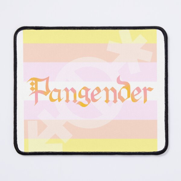 Item preview, Pangender Pride Flag Gothic Calligraphy designed and sold by mostlyghostly42.