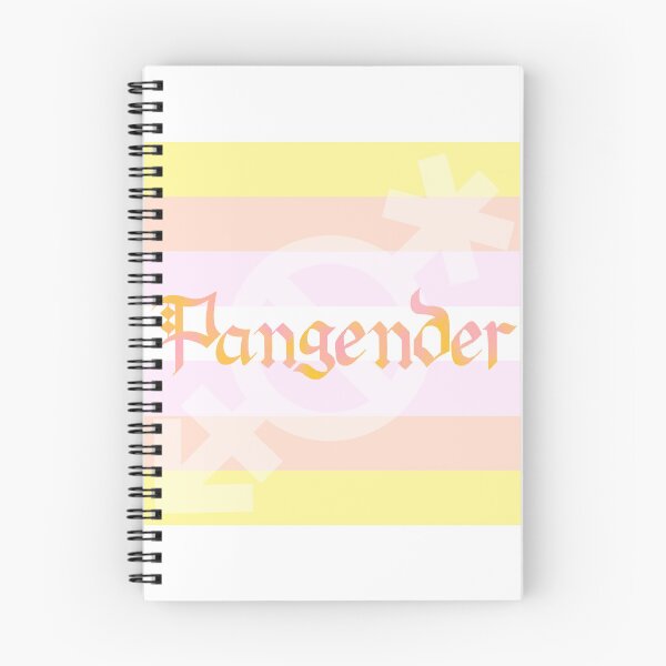 Item preview, Pangender Pride Flag Gothic Calligraphy designed and sold by mostlyghostly42.