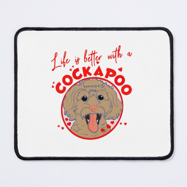Item preview, Life is better with a cockapoo designed and sold by BumbleBearArtUK.