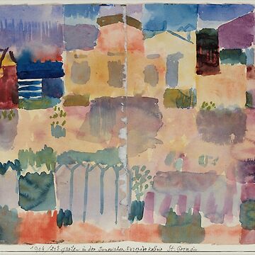 Artwork thumbnail, Paul Klee Garden in St. Germain, The European Quarter Near Tunis ( Abstract pattern· expressionism · cubism · surrealism ) Paul Klee by TeeARTHY