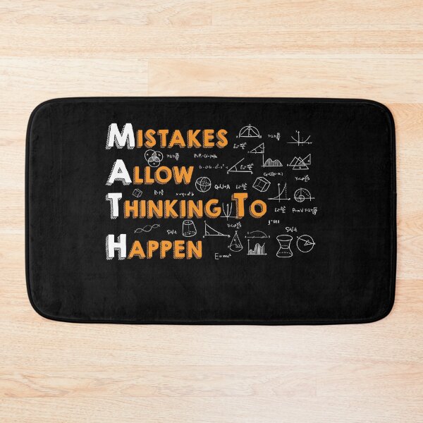 Item preview, Mistakes Allow Thinking To Happen Math Teacher designed and sold by Atlas Bog.