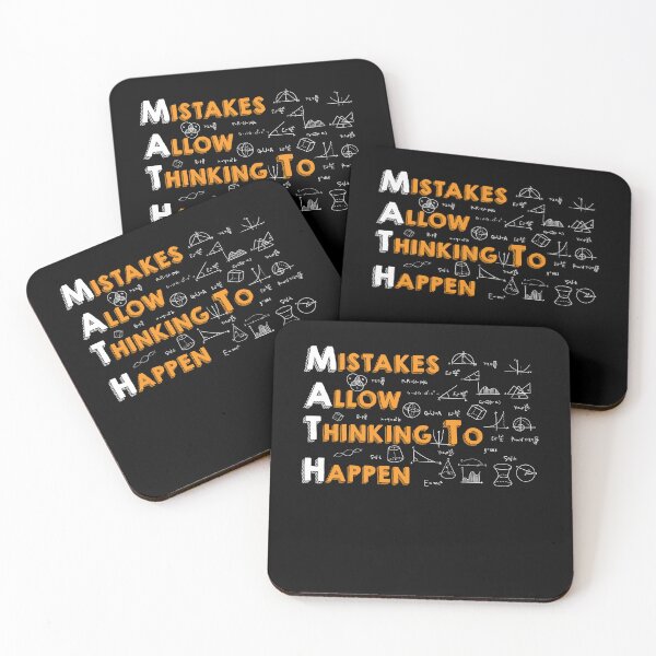 Item preview, Mistakes Allow Thinking To Happen Math Teacher designed and sold by Atlas Bog.