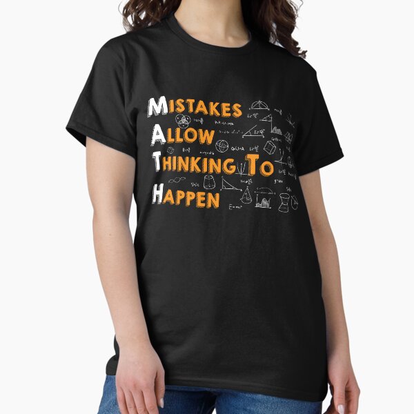 Item preview, Mistakes Allow Thinking To Happen Math Teacher designed and sold by Atlas Bog.