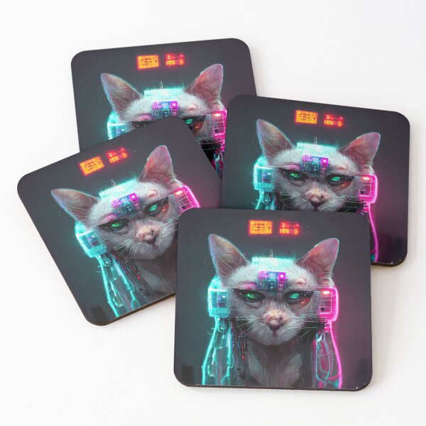 Item preview, Candela Daughter of Karis - The Cyber Cat designed and sold by thelofidragon.
