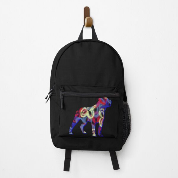 Item preview, I Love My Rottweiler Neon Butterflies Dog Silhouette designed and sold by AMSonArt.
