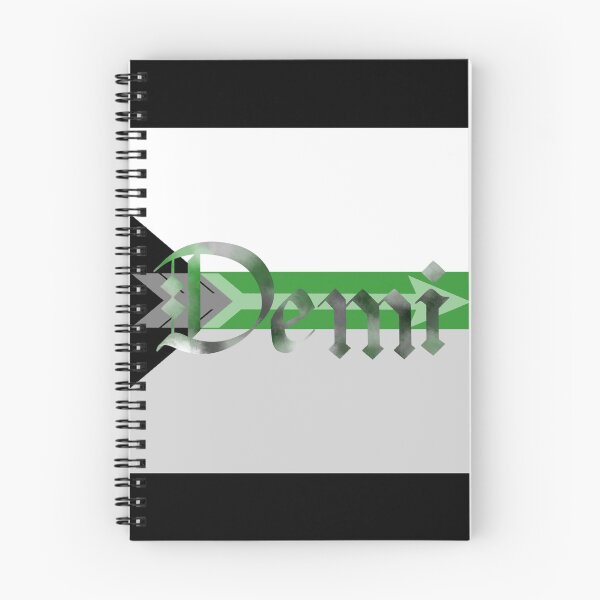 Item preview, Demiro Pride Flag Demiromantic Gothic Calligraphy designed and sold by mostlyghostly42.