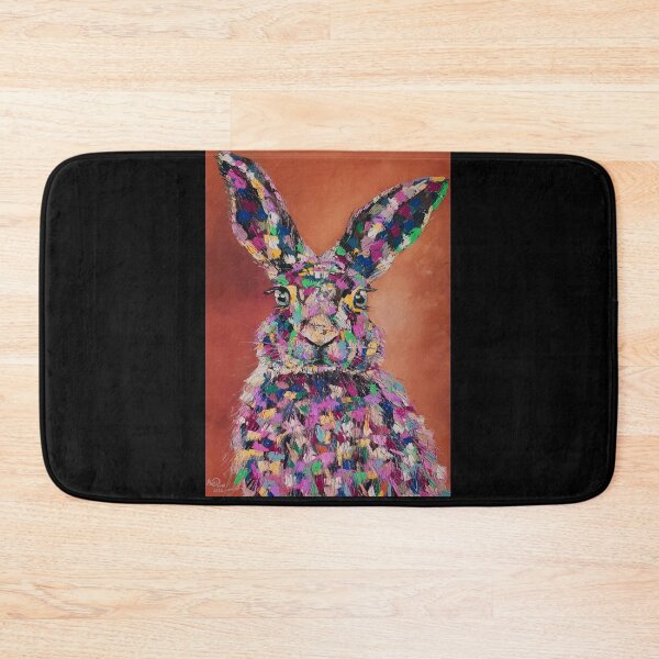 Item preview, Bunny, Pop Art, edited oil painting by Marina Daniluka designed and sold by MariDaniArt.